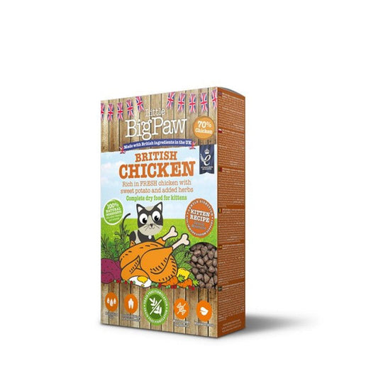 Little Big Paw British Chicken Complete Kitten 375g CLEARANCE - North East Pet Shop Little Big Paw