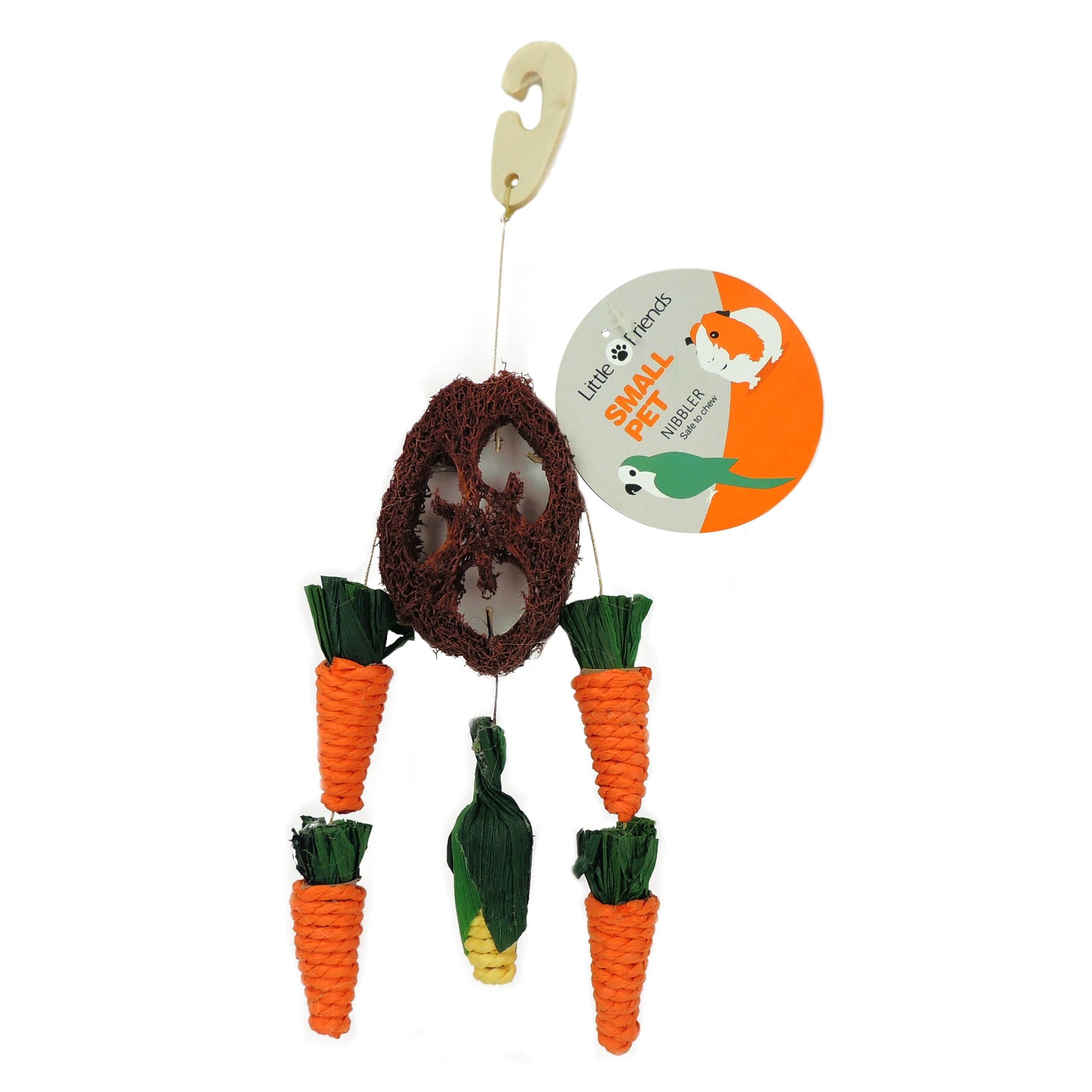 Little Friends Carrot L Nibble Hang x6 - North East Pet Shop Classic