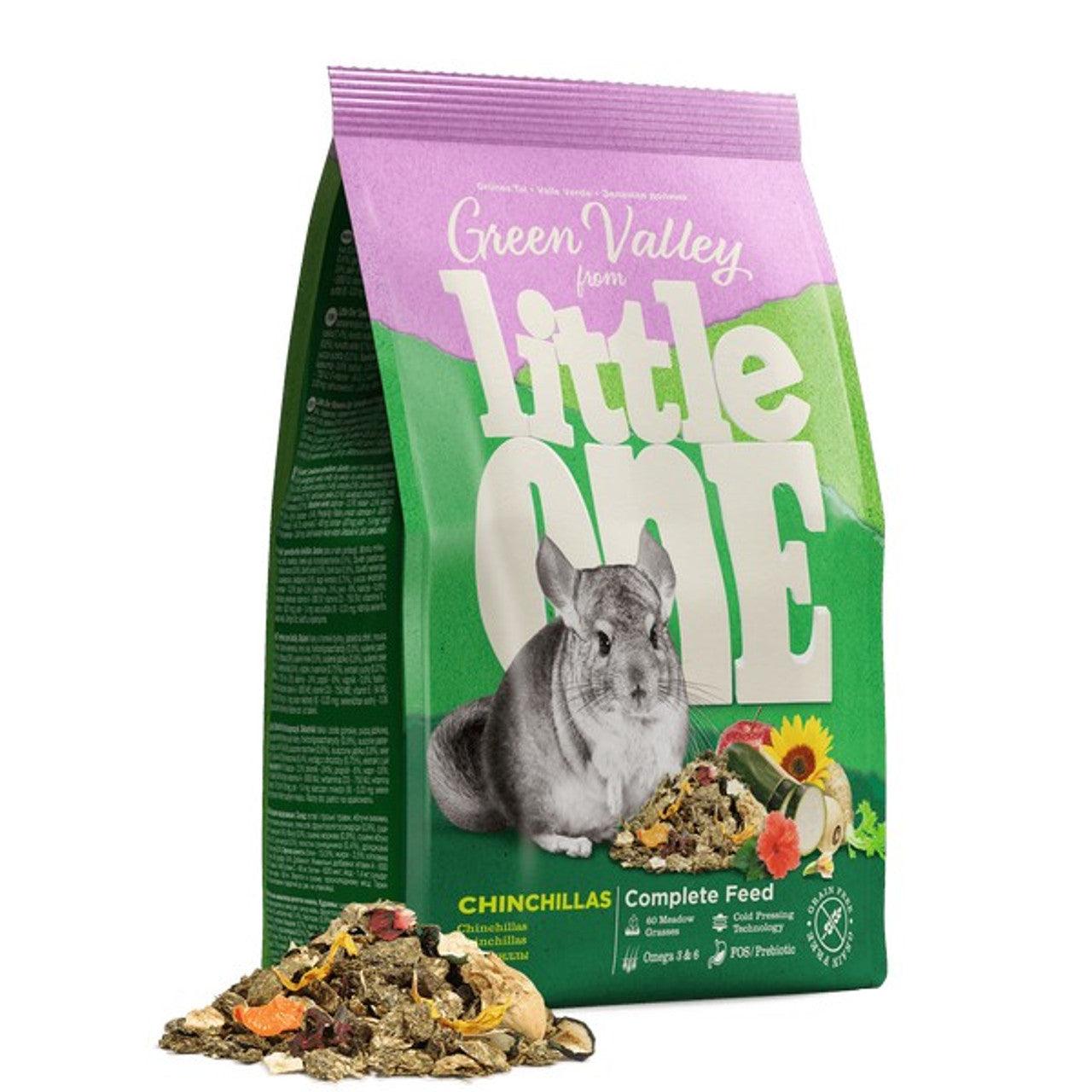 Little One Inch Green ValleyInch Fibrefood For Chinchillas 750G - North East Pet Shop The Little One