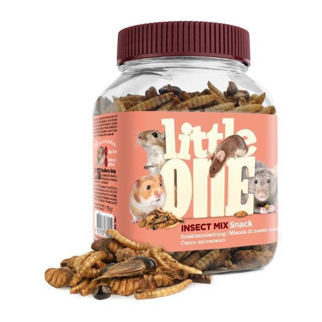 Little One Insect Mix. Snack For Omnivores Small Mammal 75G - North East Pet Shop The Little One