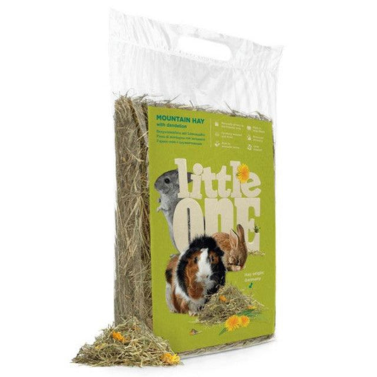 Little One Mountain Hay With Dandelion, Not Pressed 400G - North East Pet Shop The Little One