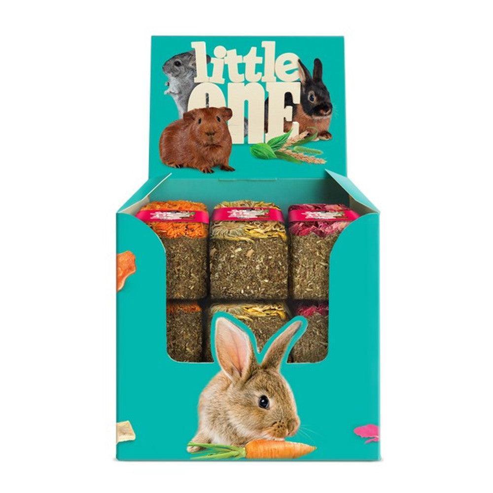 Little One Stick from meadow grasses with topping, assorted (carrot, marigold, rose), 85g - North East Pet Shop The Little One