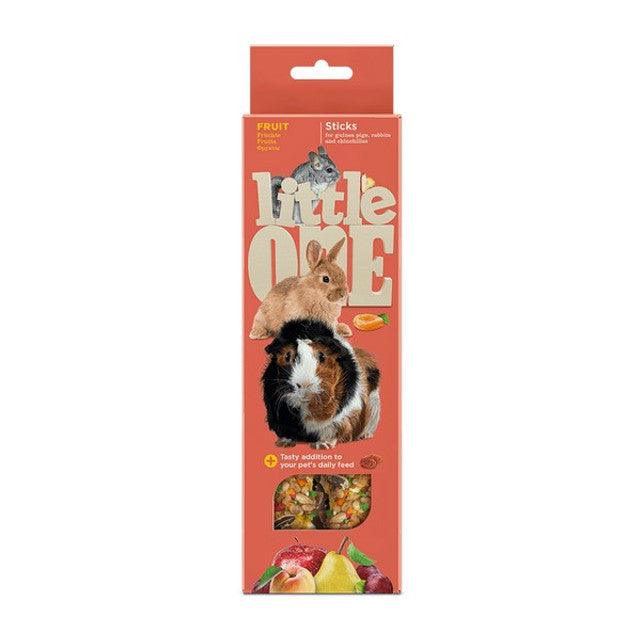 Little One Sticks for guinea pigs, rabbits and chinchillas with fruit, 2x60g - North East Pet Shop The Little One