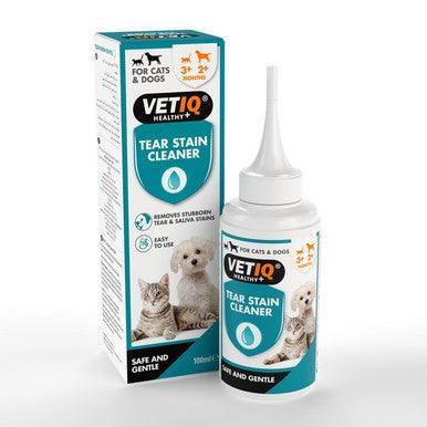 M & C VetIQ Tear Stain Remover Cats/Dogs 100ml - North East Pet Shop Vet IQ
