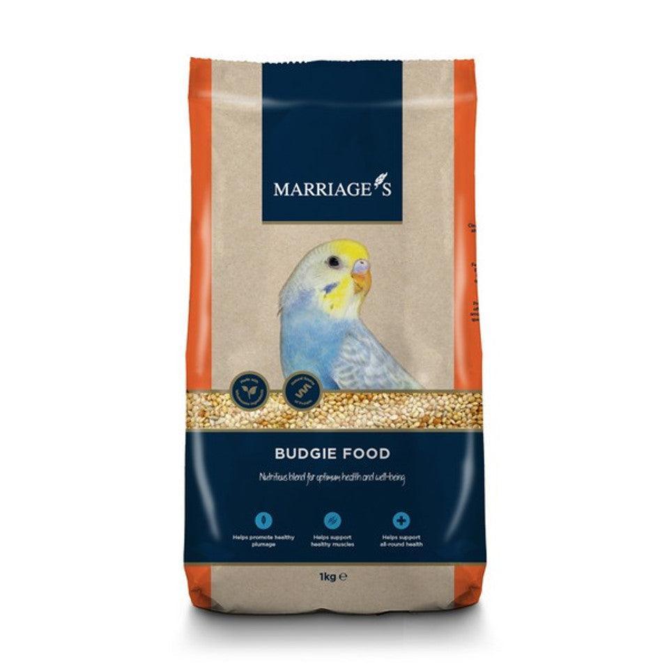Marriages Budgie Food 1Kg - North East Pet Shop Marriage's