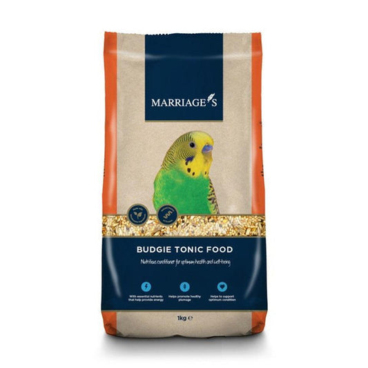 Marriages Budgie Tonic Food 1Kg - North East Pet Shop Marriage's