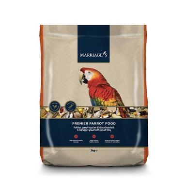 Marriages Premier Parrot Food 2Kg - North East Pet Shop Marriage's