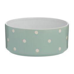 Mason Cash Polka Dot Sage Bowl - North East Pet Shop Mason & Cash
