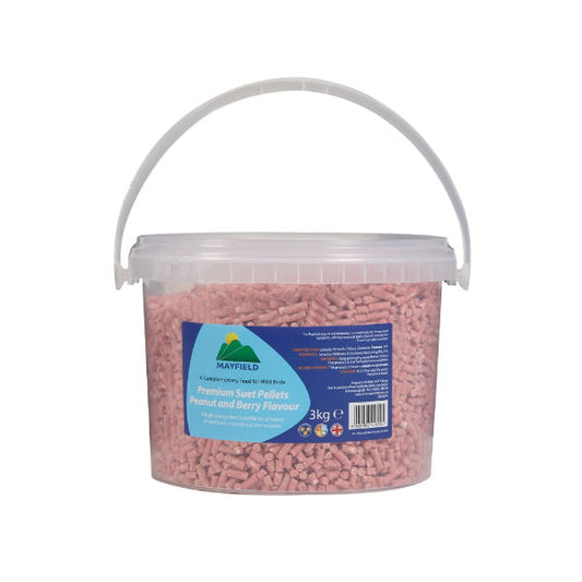 Mayfield Premium Suet Pellets Peanut and Berry Flavour 3kg - North East Pet Shop Mayfield