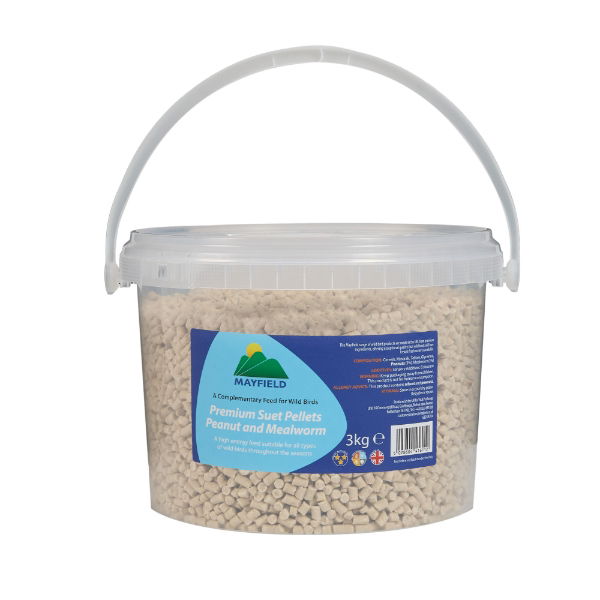 Mayfield Premium Suet Pellets Peanut and Mealworm 3kg - North East Pet Shop Mayfield