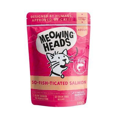 Meowing Heads So-fish-ticated Salmon 100g - North East Pet Shop Meowee!