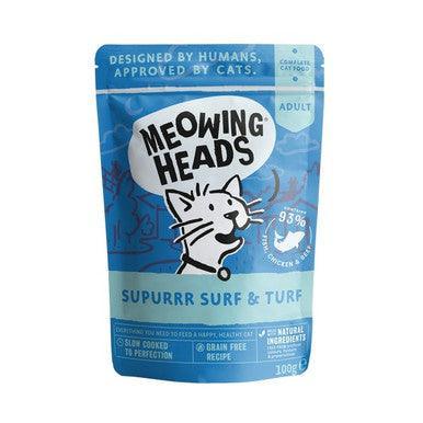 Meowing Heads Supurr Surf & Turf 100g - North East Pet Shop Meowee!