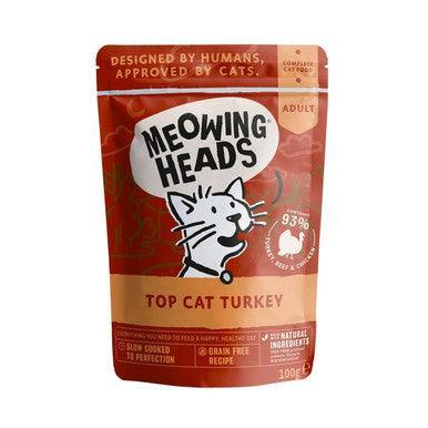 Meowing Heads Top Cat Turkey 100g - North East Pet Shop Meowee!