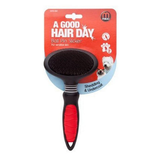 Mikki Ball Pin Slicker Brush Dog Large - North East Pet Shop Mikki