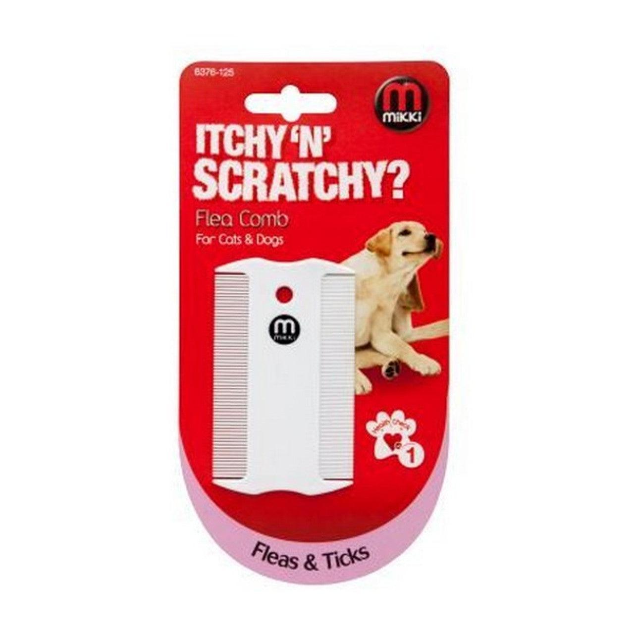 Mikki Flea Comb All Plastic - North East Pet Shop Mikki