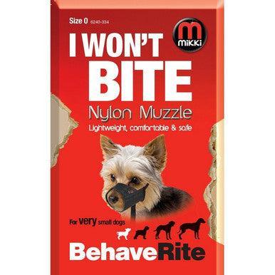 Mikki Nylon Fabric Muzzle Size 0 - North East Pet Shop Mikki