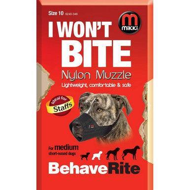 Mikki Nylon Fabric Muzzle Size 10 - North East Pet Shop Mikki