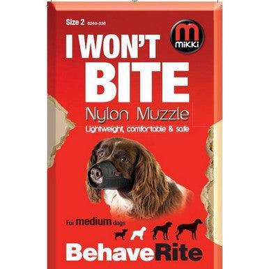 Mikki Nylon Fabric Muzzle Size 2 - North East Pet Shop Mikki