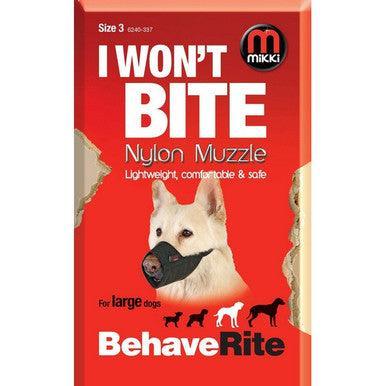 Mikki Nylon Fabric Muzzle Size 3 - North East Pet Shop Mikki