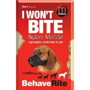 Mikki Nylon Fabric Muzzle Size 5 - North East Pet Shop Mikki