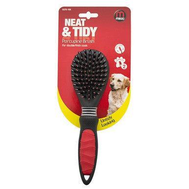 Mikki Porcupine Brush For Double/Thick Coats - North East Pet Shop Mikki