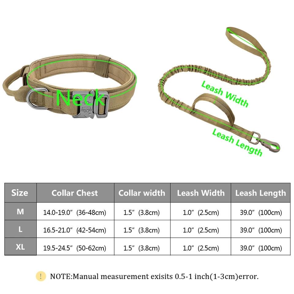 Military Grade Tactical Dog Collar & Lead - North East Pet Shop North East Pet Shop