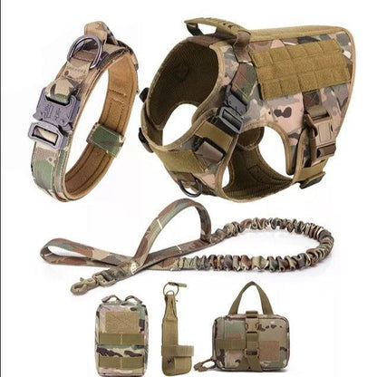 Military Grade Tactical Dog Harness Set - North East Pet Shop Dog Shack UK