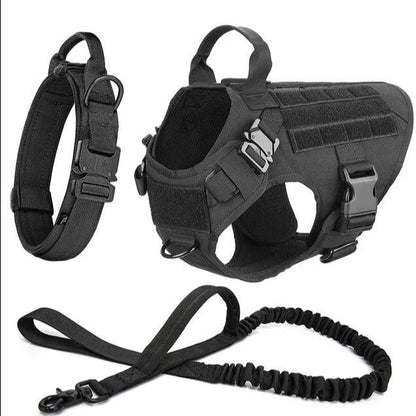 Military Grade Tactical Dog Harness Set - North East Pet Shop Dog Shack UK