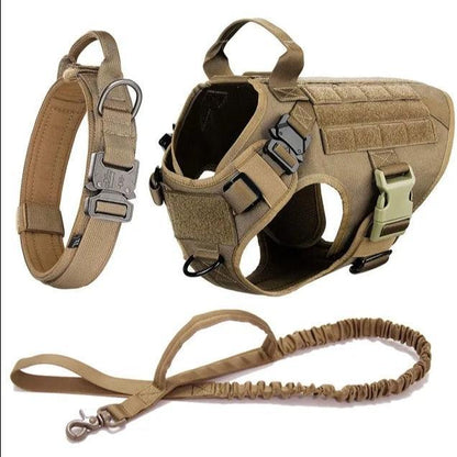 Military Grade Tactical Dog Harness Set - North East Pet Shop Dog Shack UK