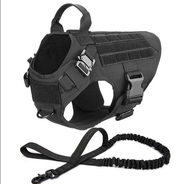 Military Grade Tactical Dog Harness Set - North East Pet Shop Dog Shack UK