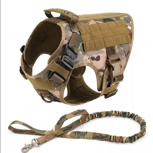 Military Grade Tactical Dog Harness Set - North East Pet Shop Dog Shack UK