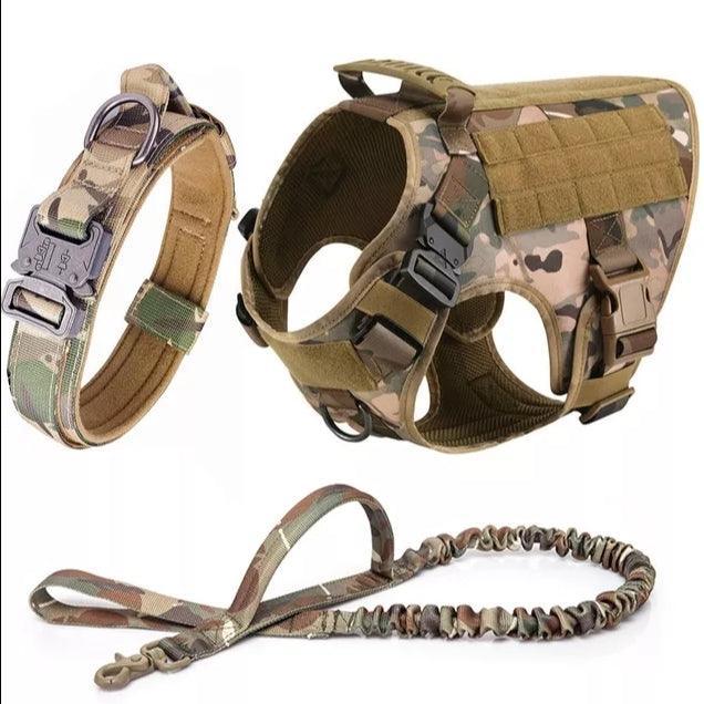Military Grade Tactical Dog Harness Set - North East Pet Shop Dog Shack UK