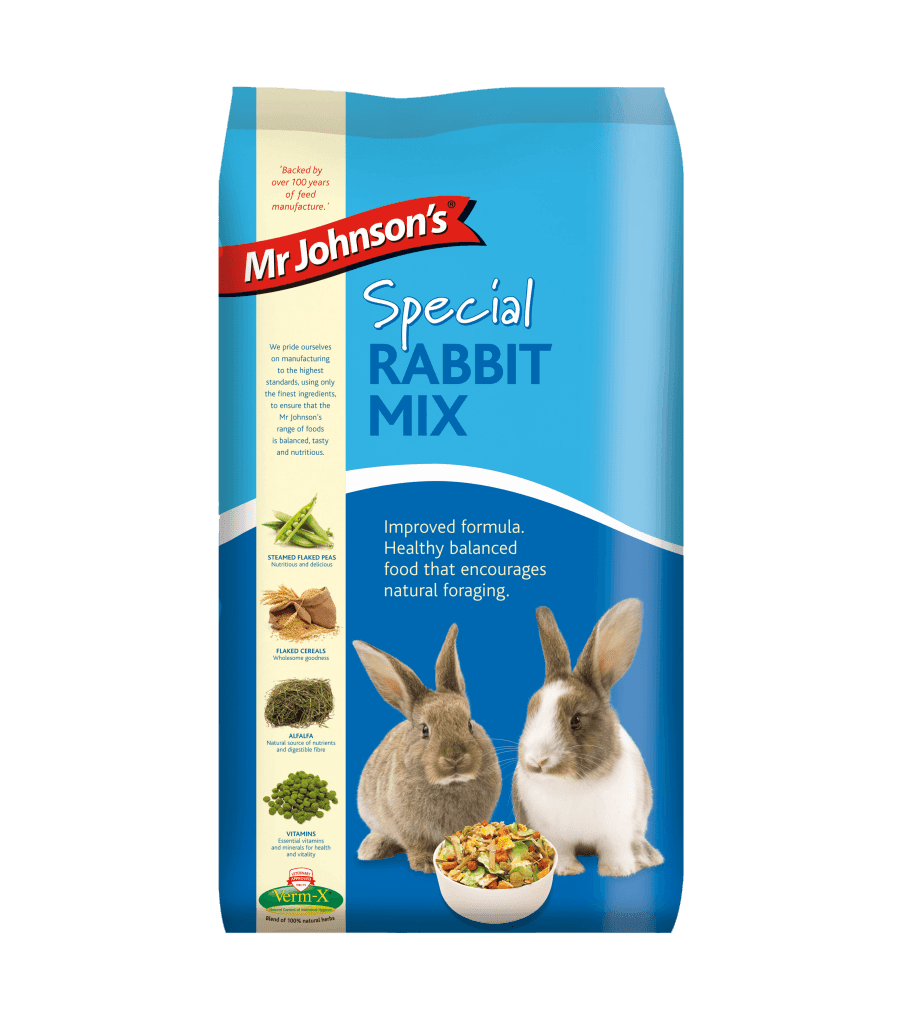 Mr Johnsons Special Rabbit Mix - No Added Pellets 15kg - North East Pet Shop Mr Johnsons