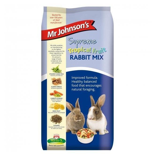 Mr Johnsons Supreme Rabbit Tropical Fruit Mix 2.25kg - North East Pet Shop Mr Johnsons
