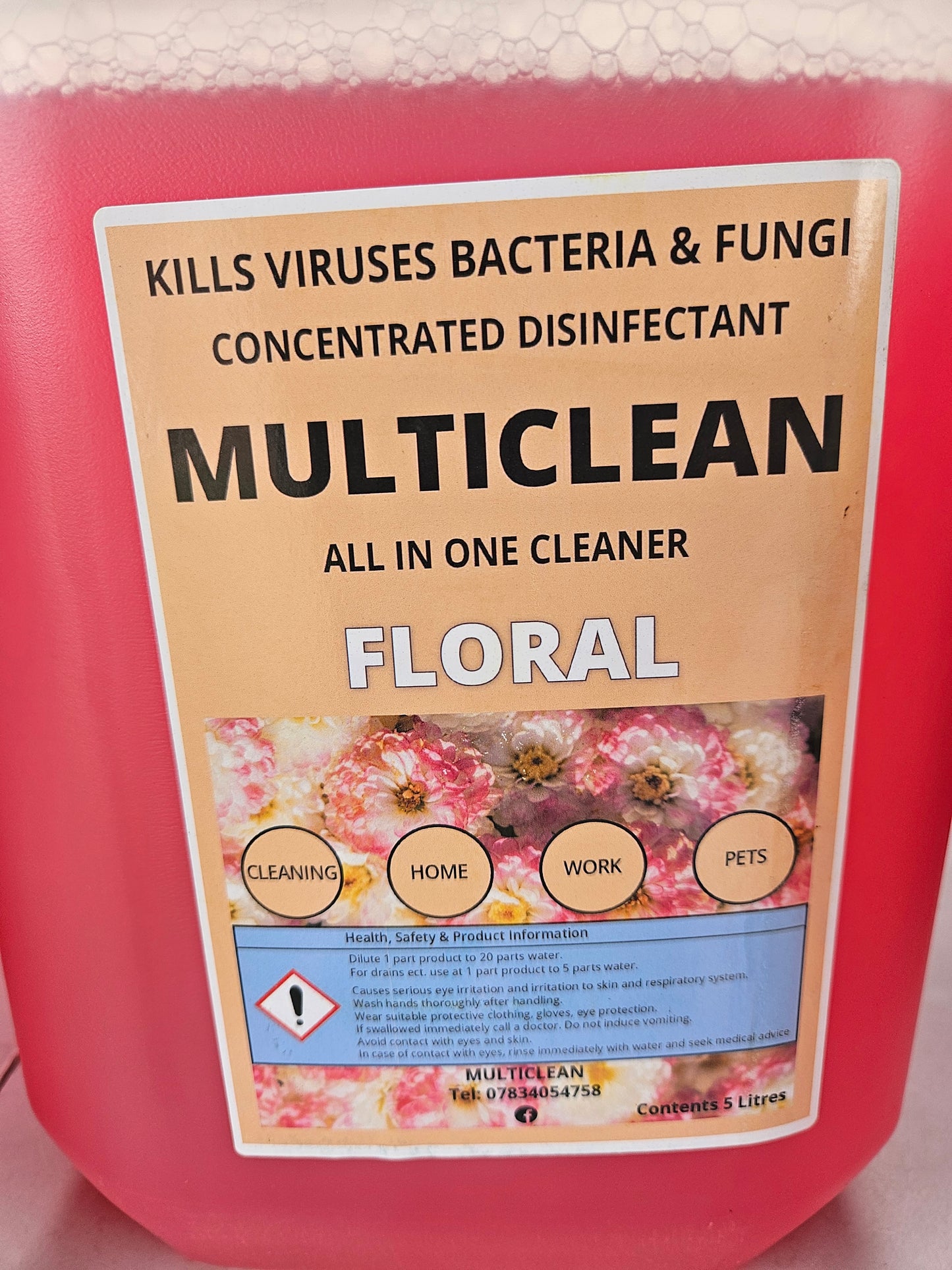 Multiclean Pet Safe Disinfectant Cleaner - 1 Litre - North East Pet Shop Mr. Multiclean