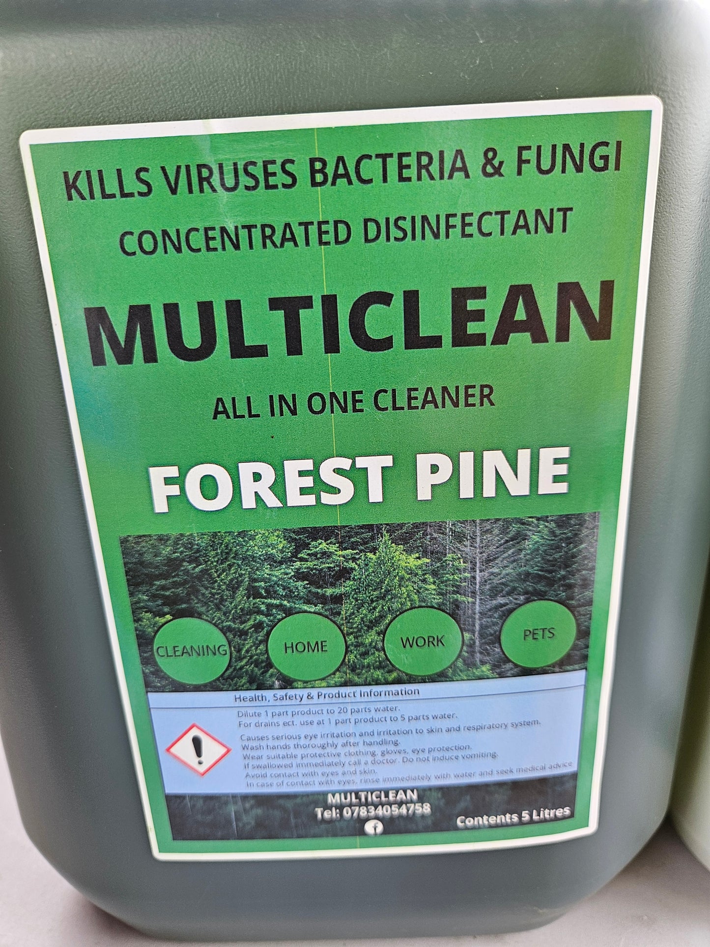 Multiclean Pet Safe Disinfectant Cleaner - 1 Litre - North East Pet Shop Mr. Multiclean