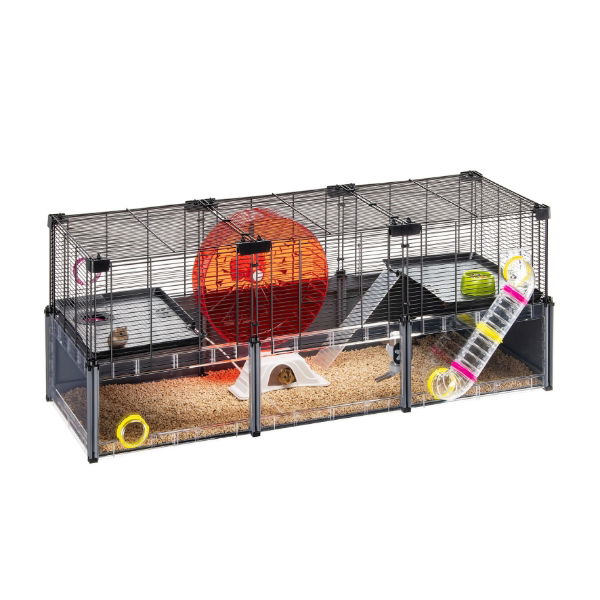 Multipla Hamster Large Black Cage - North East Pet Shop Multipla
