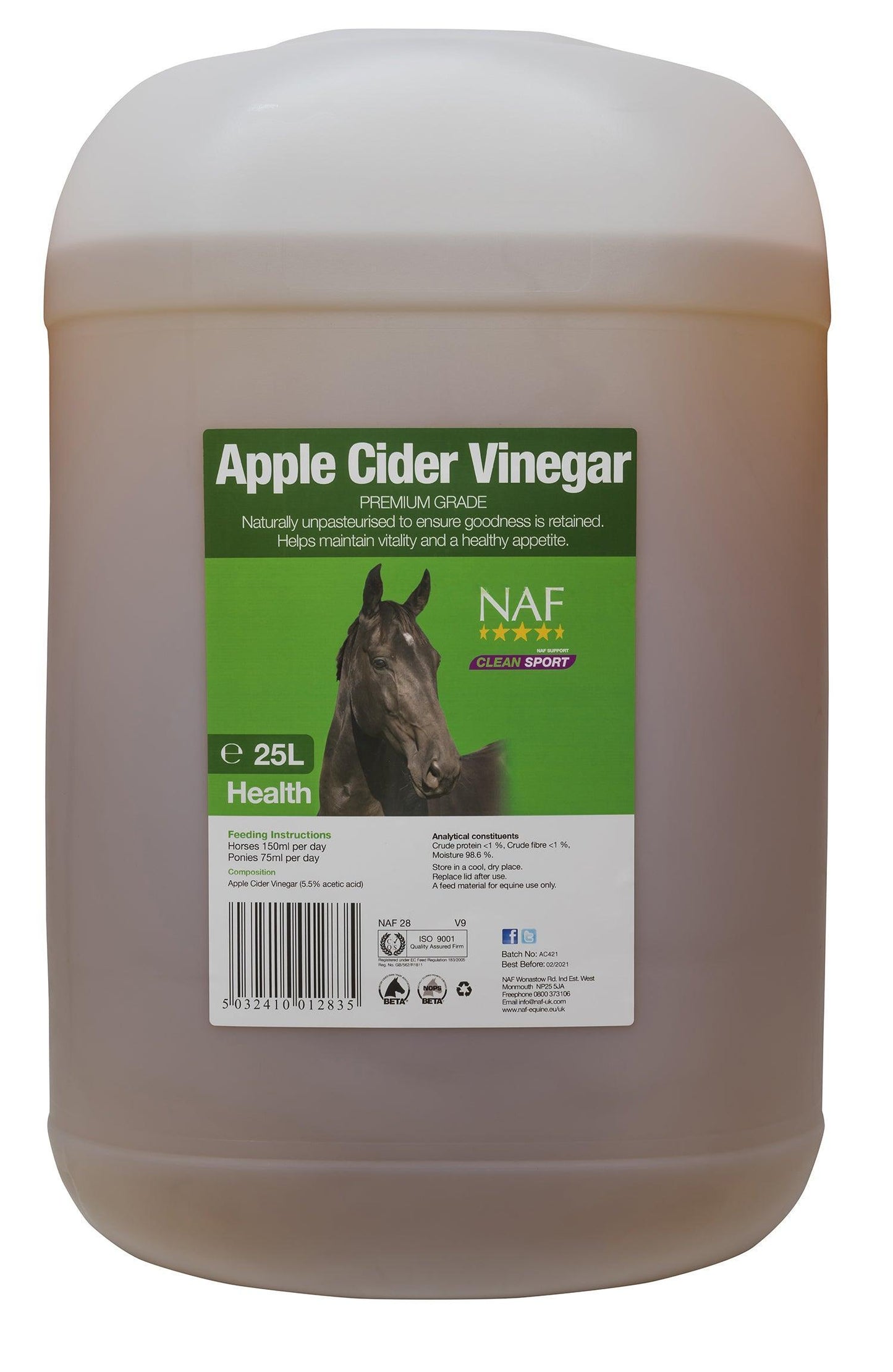 NAF Apple Cider Vinegar - North East Pet Shop NAF