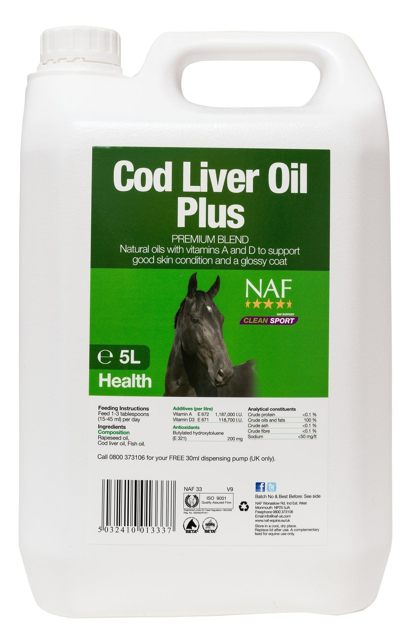 NAF Codliver Oil - North East Pet Shop NAF