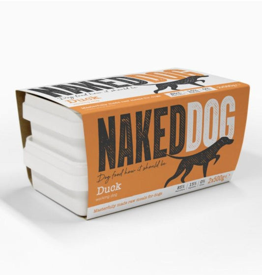 Naked Dog Original 85/15 Duck - North East Pet Shop Naked Dog