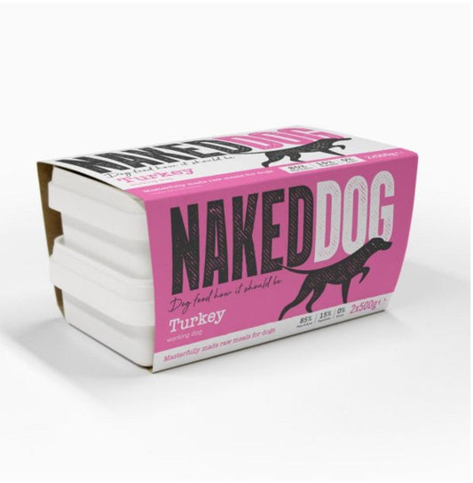 Naked Dog Original 85/15 Turkey - North East Pet Shop Naked Dog