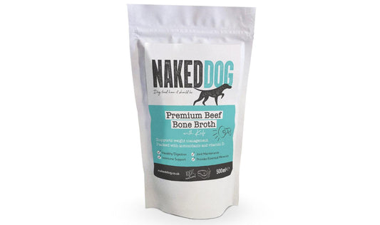 Naked Dog Premium Bone Broth Beef with Kelp - North East Pet Shop Naked Dog
