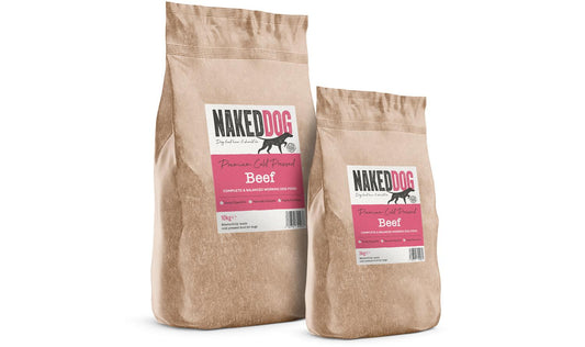 Naked Dog Premium Cold Pressed Beef - North East Pet Shop Naked Dog