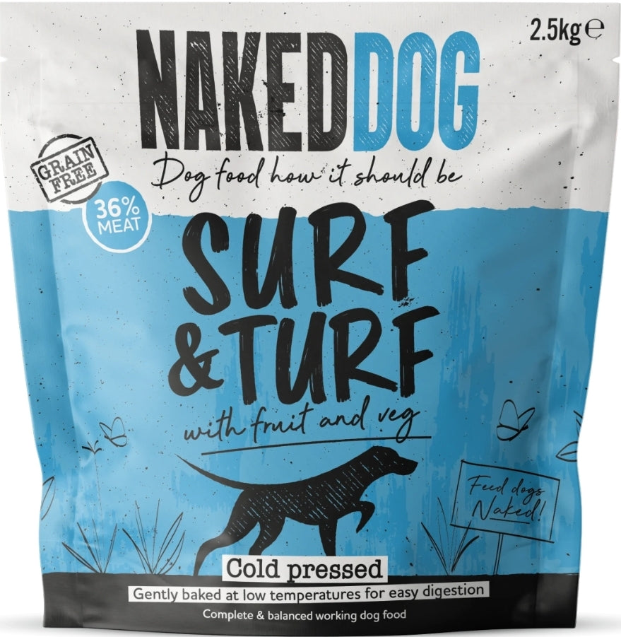 Naked Dog Premium Cold Pressed Surf & Turf - North East Pet Shop Naked Dog