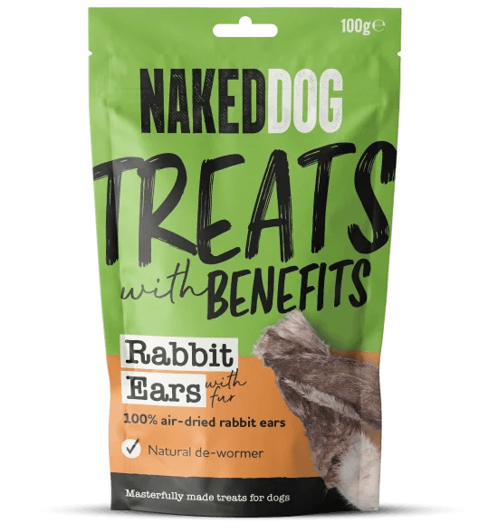 Naked Dog Strippers - Rabbit Ears With Fur - CLEARANCE - North East Pet Shop Naked Dog