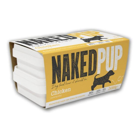 Naked PUP 90/10 Chicken - North East Pet Shop Naked Dog