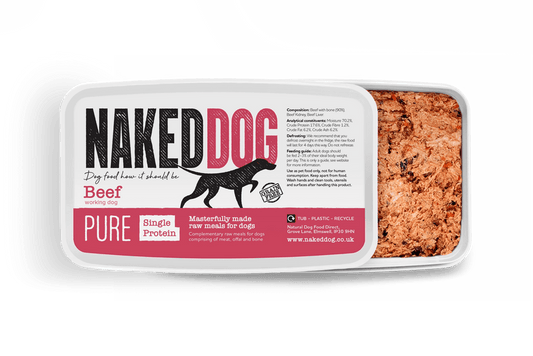 NAKEDDOG PURE Beef 1kg - North East Pet Shop Naked Dog