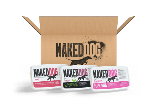 NAKEDDOG Taster Box - 5kg - North East Pet Shop Naked Dog