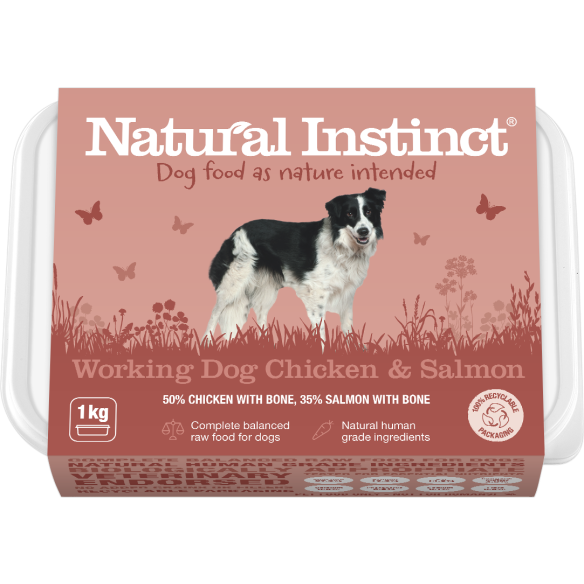 Natural Instinct Working Dog Chicken & Salmon 1kg - North East Pet Shop Nutriment