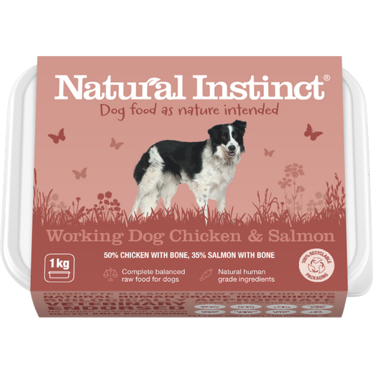 Natural Instinct Working Dog Chicken & Salmon 1kg - North East Pet Shop Nutriment